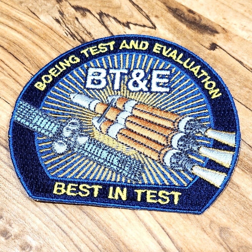 BT&E BOEING AVIATION TEST & EVALUATION BTE BEST IN TEST Patch